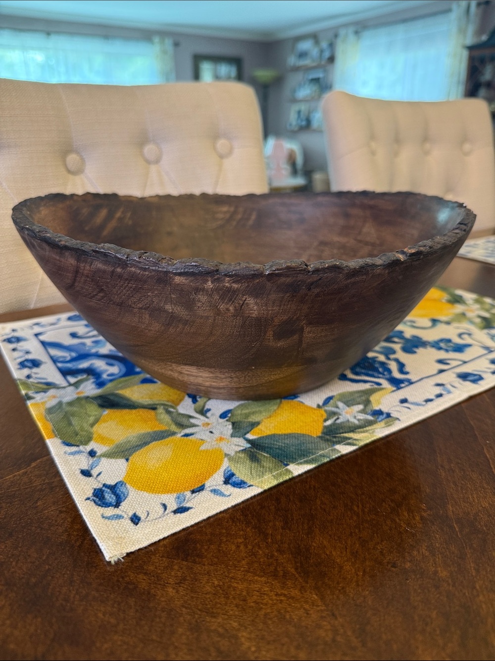 Wooden bowl